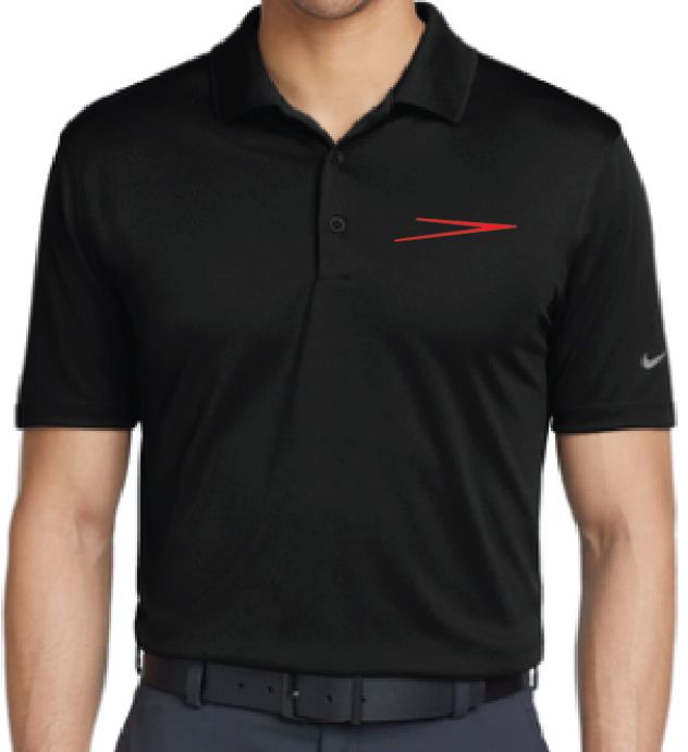 Embroidered Nike Polo with Left Chest Logo