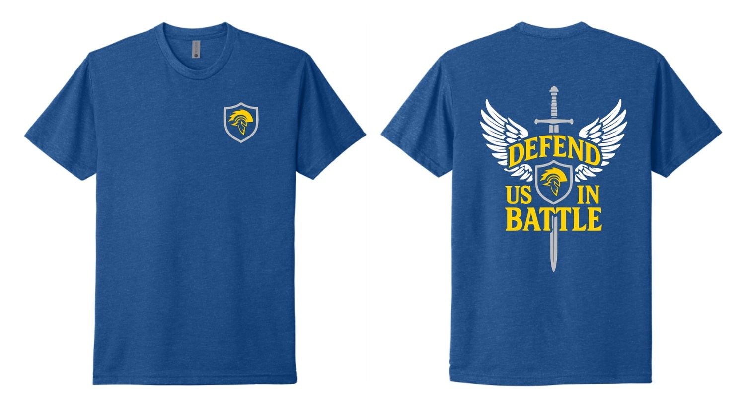 Shortsleeve Tee - Defend Us In Battle Design