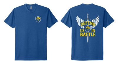 Shortsleeve Tee - Defend Us In Battle Design