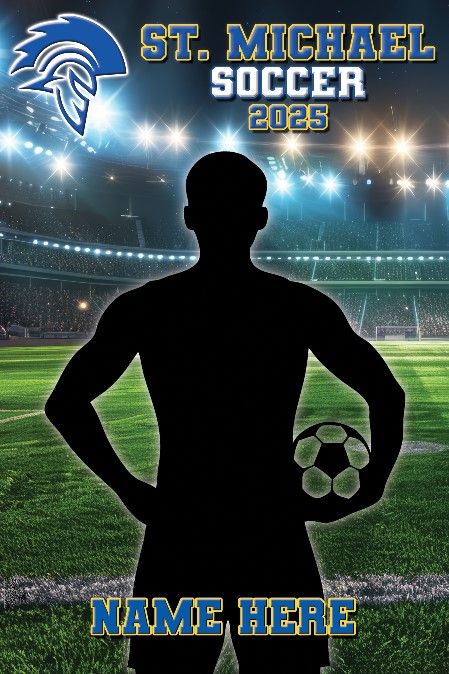 St. Michael Soccer vinyl banner - 8th Grade Only