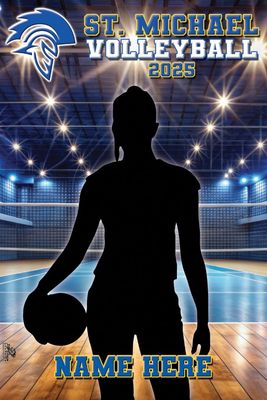 St. Michael Volleyball vinyl banner - 8th Grade Only