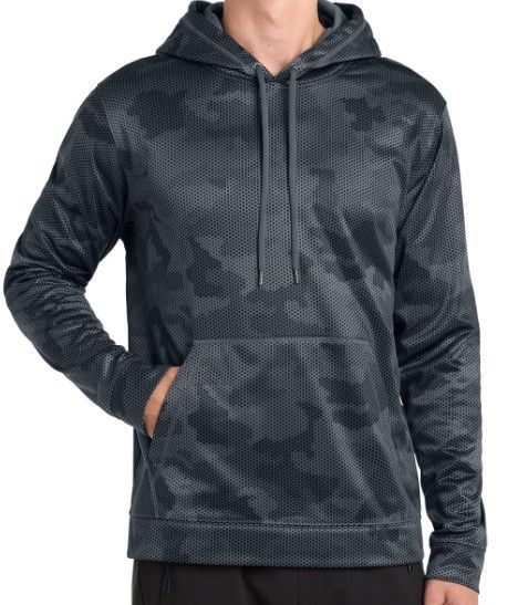 Sport-Tek Camo Dri Fit Hoodie - Pick Your Design