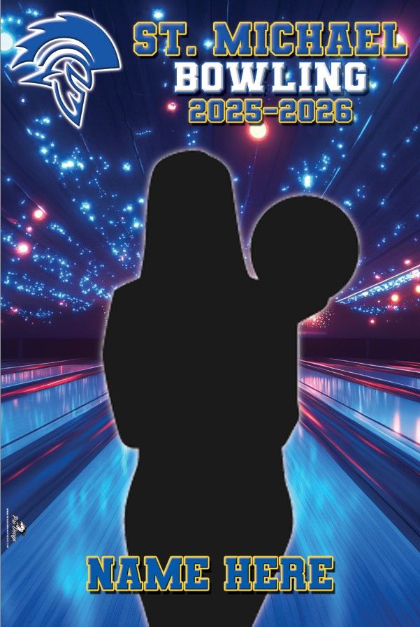 St. Michael Bowling vinyl banner - 8th Grade Only