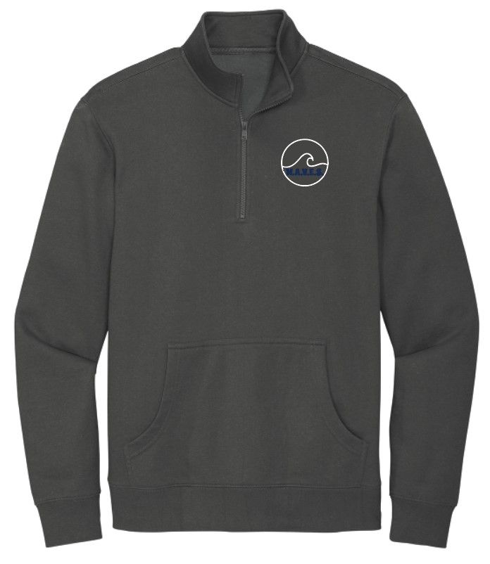 Embroidered Quarter-Zip Sweatshirt