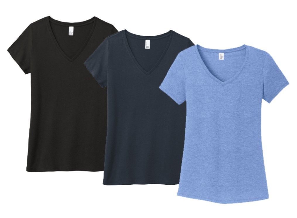 Ladies V-Neck Tee - Pick Your Design