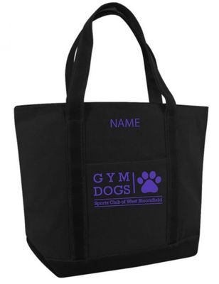 Gym Dogs Canvas Bag