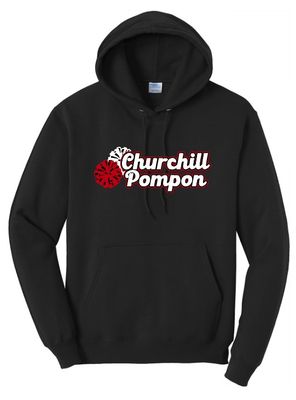 Churchill Pom Hoodie - Design 3