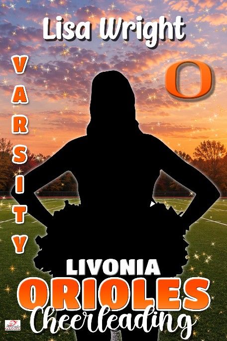 Orioles Cheerleader vinyl banner
