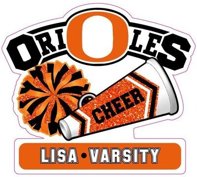 Orioles Cheer yard sign