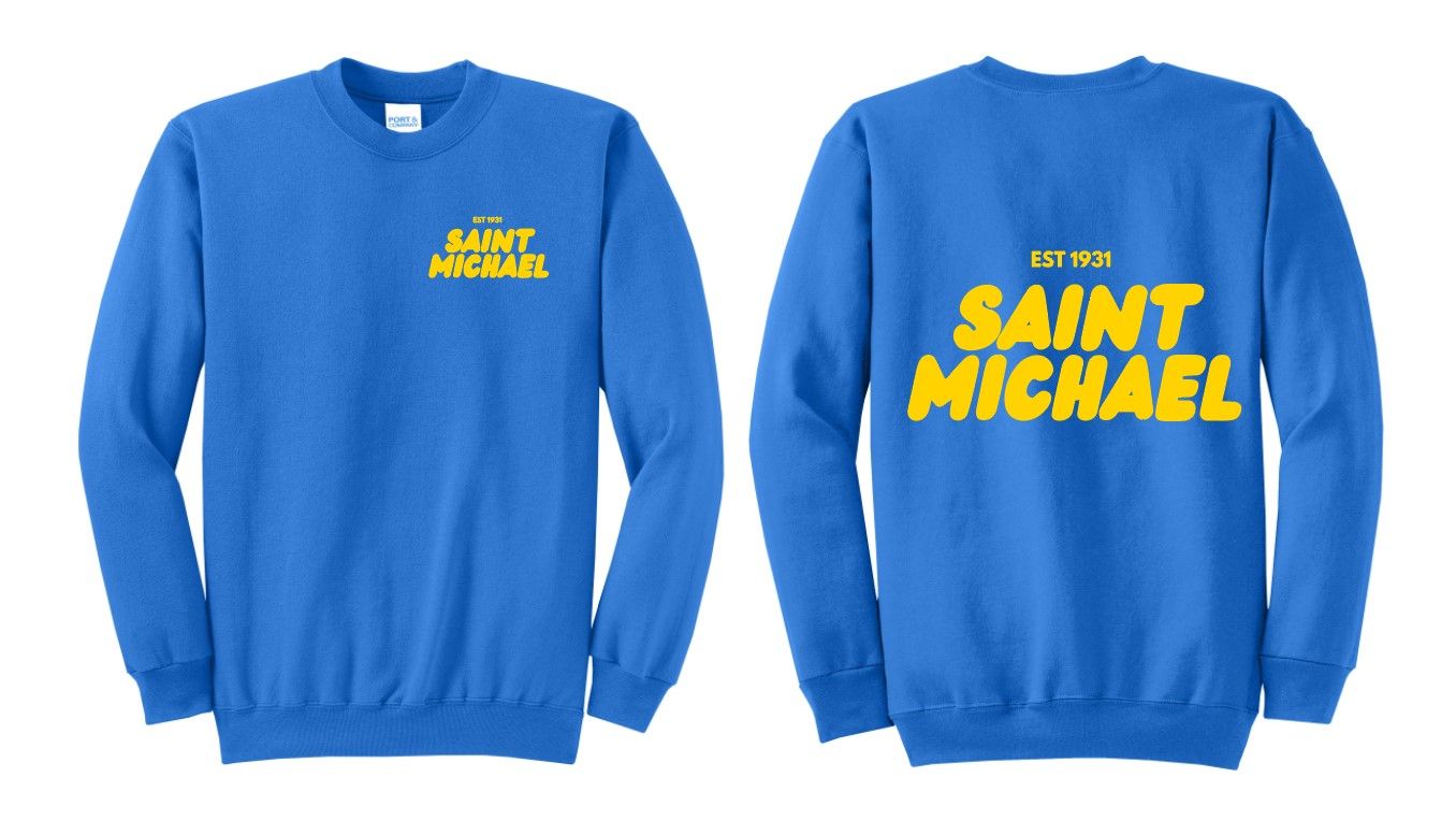SMA Crewneck Sweatshirt - White Fox Design