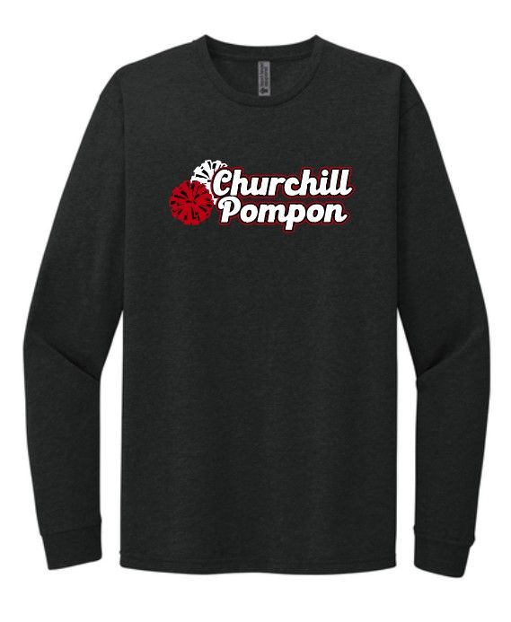 Churchill Pom Longsleeve Tee - Design 3