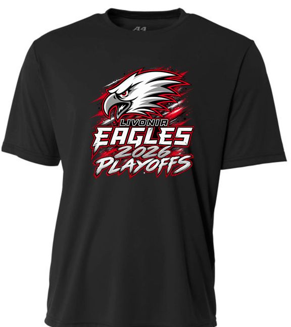 Eagles Playoffs 2026 A4 wicking tee