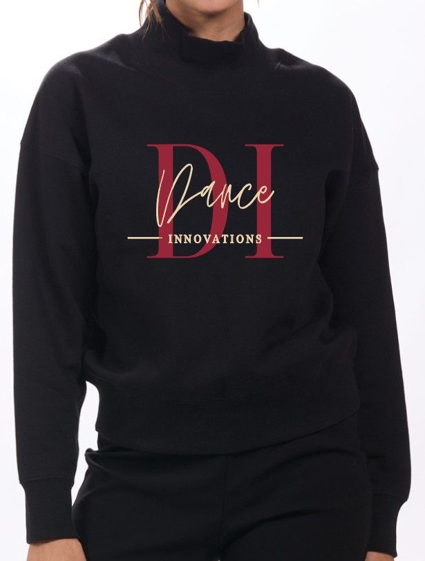 Dance Innovations Cropped Mock Neck Sweatshirt