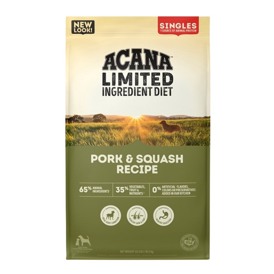 Acana D Pork &amp; Squash, Size: 22.5lb