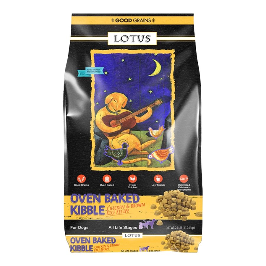 Lotus Chicken &amp; Rice Dog, Size: 25lb