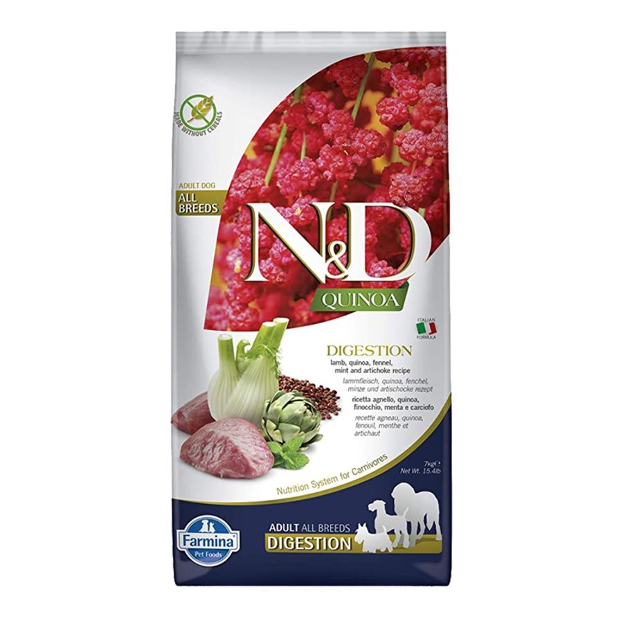 N&amp;D Quinoa &amp; Lamb Digestion, Size: 15.4lb