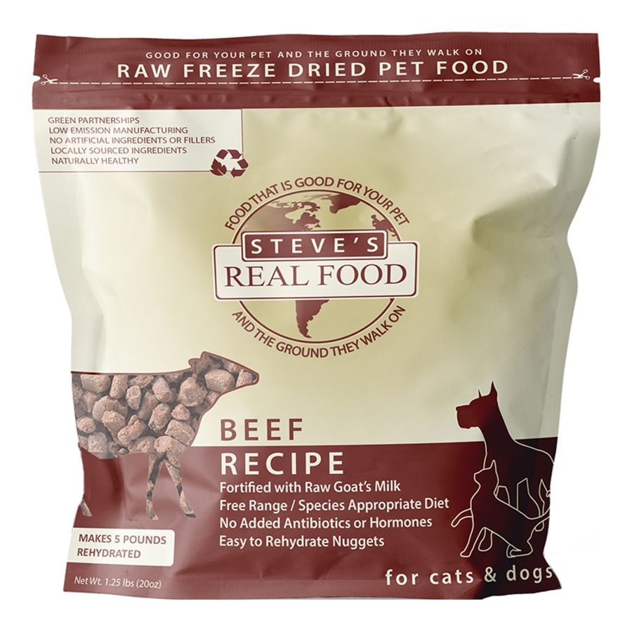 Steve's Beef Freeze Dried Nuggets 1.25lbs