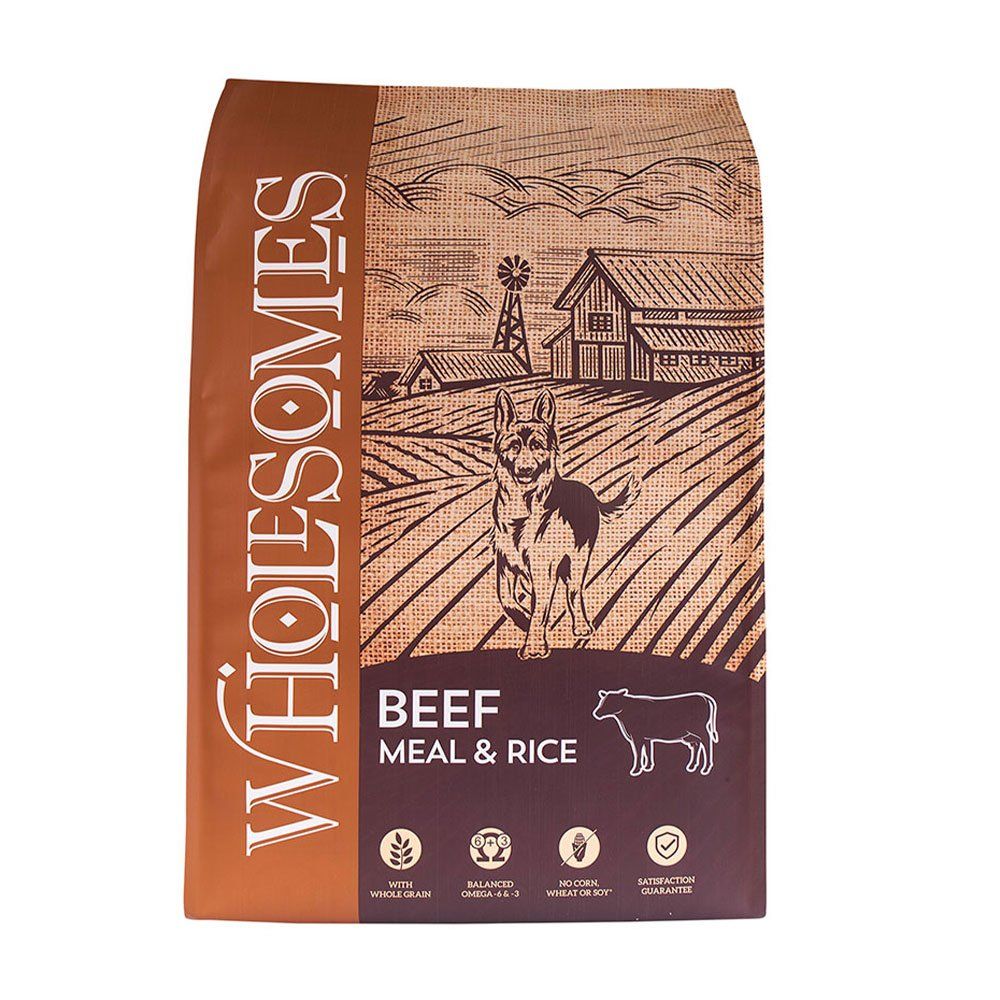 Wholesomes Beef &amp; Rice 40lb