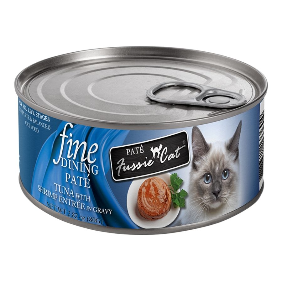Fussie Cat Fine Pate Tuna &amp; Shrimp 2.82oz