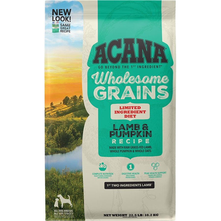 Acana D Grains Lamb &amp; Pumpkin, Size: 22.5lb
