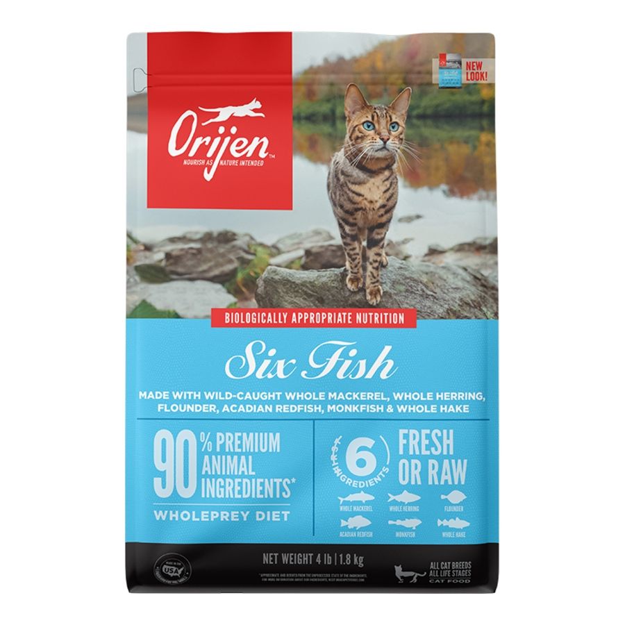 ORIJEN Cat Six Fish, Size: 4lb