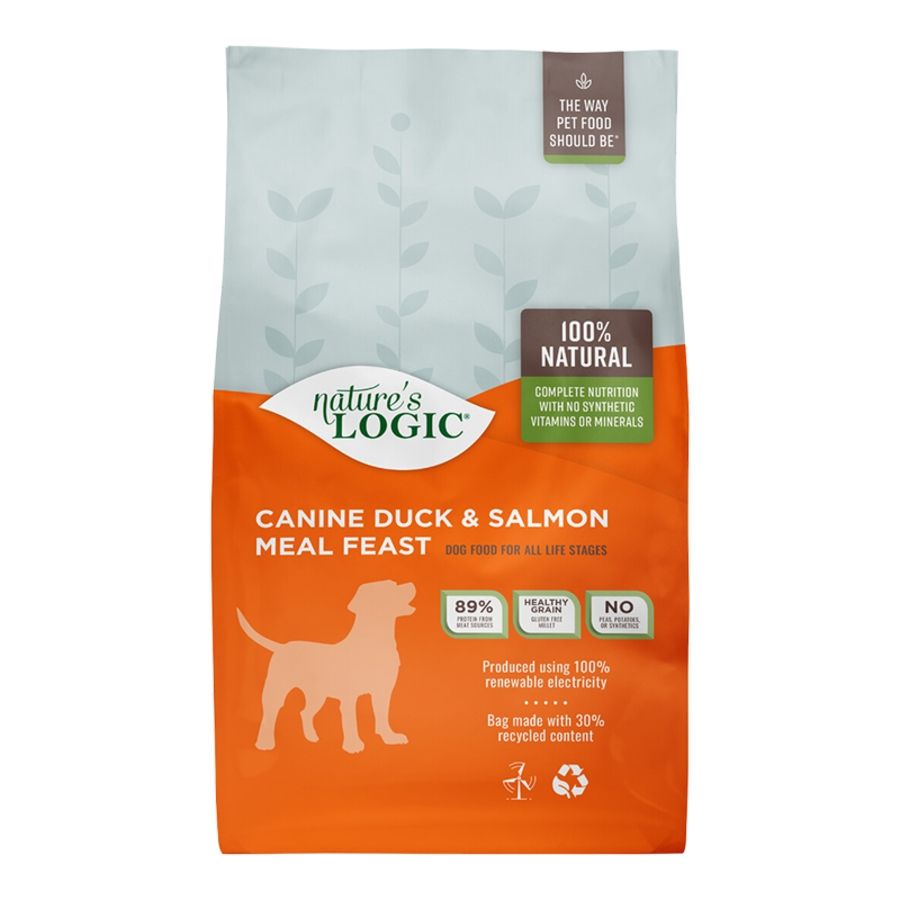 Nature&#39;s Logic Duck &amp; Salmon Dog, Size: 25lb