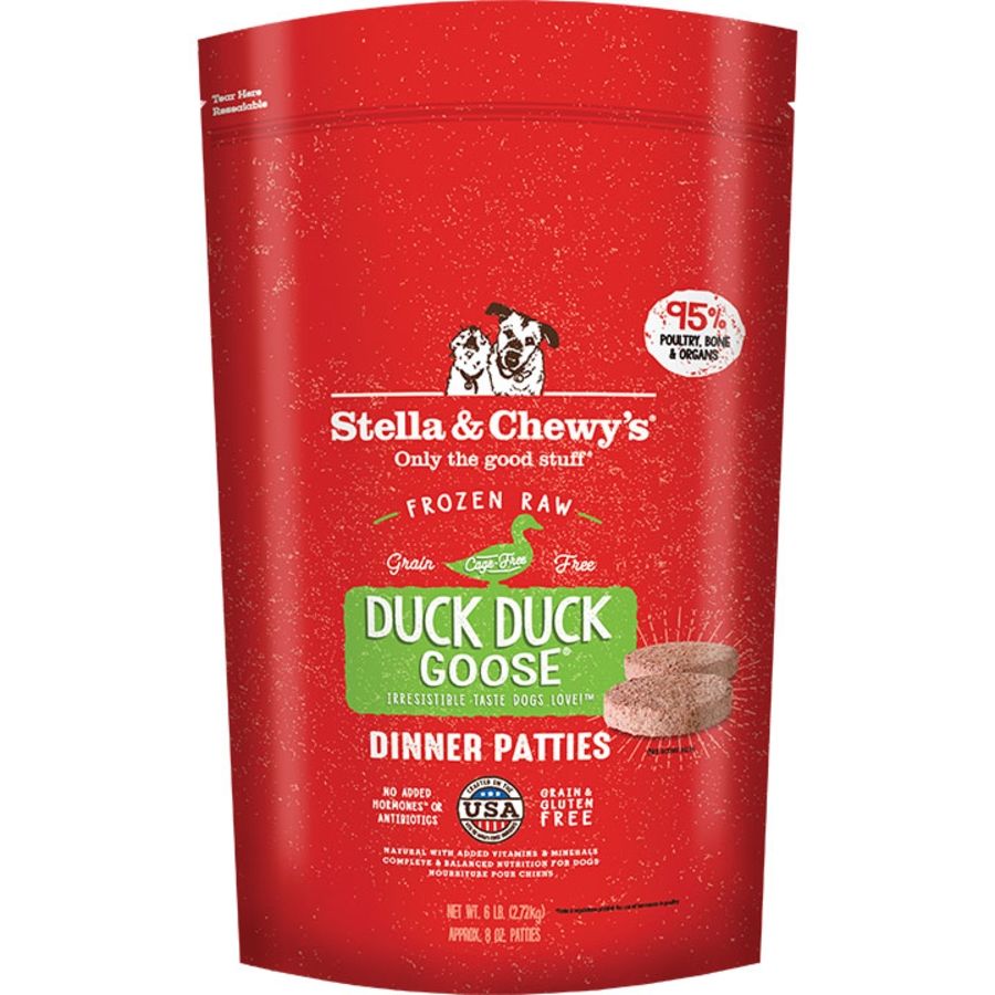 S&amp;C Dog Frozen Duck Patties