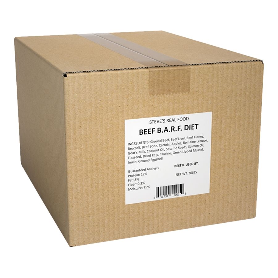 Steve’s BARF BEEF PAT BULK 20#