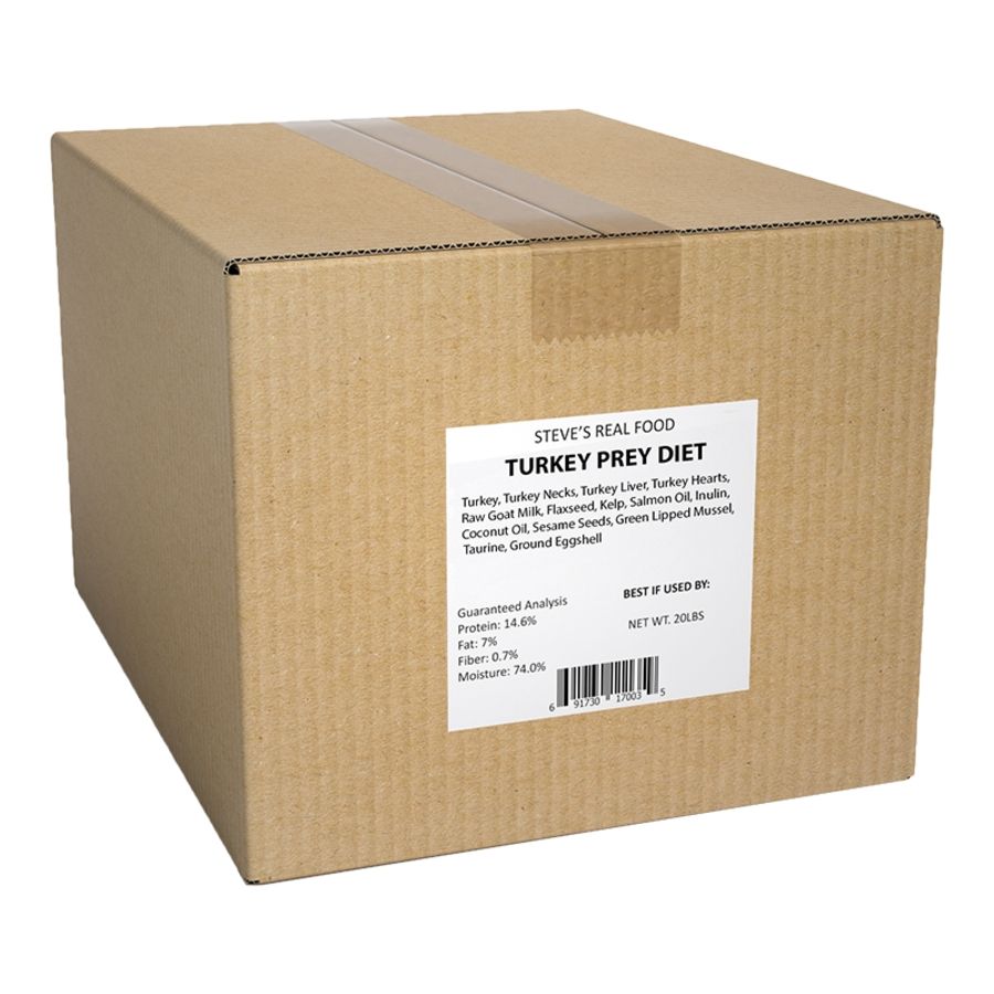 Steve&#39;s Turkey Prey Bulk Patties - 20lb