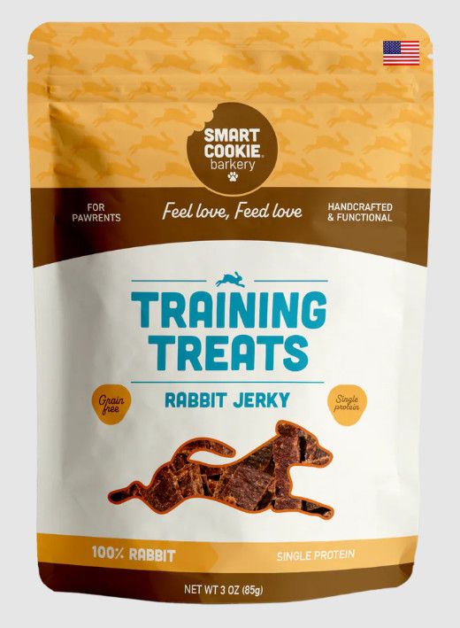 Smart Cookie Rabbit Jerky - Training Treats - 3 oz