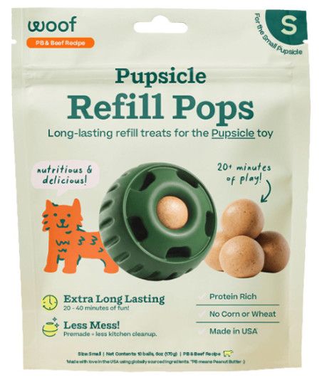 Woof D Pop BF PB, Size: Small - 10CT
