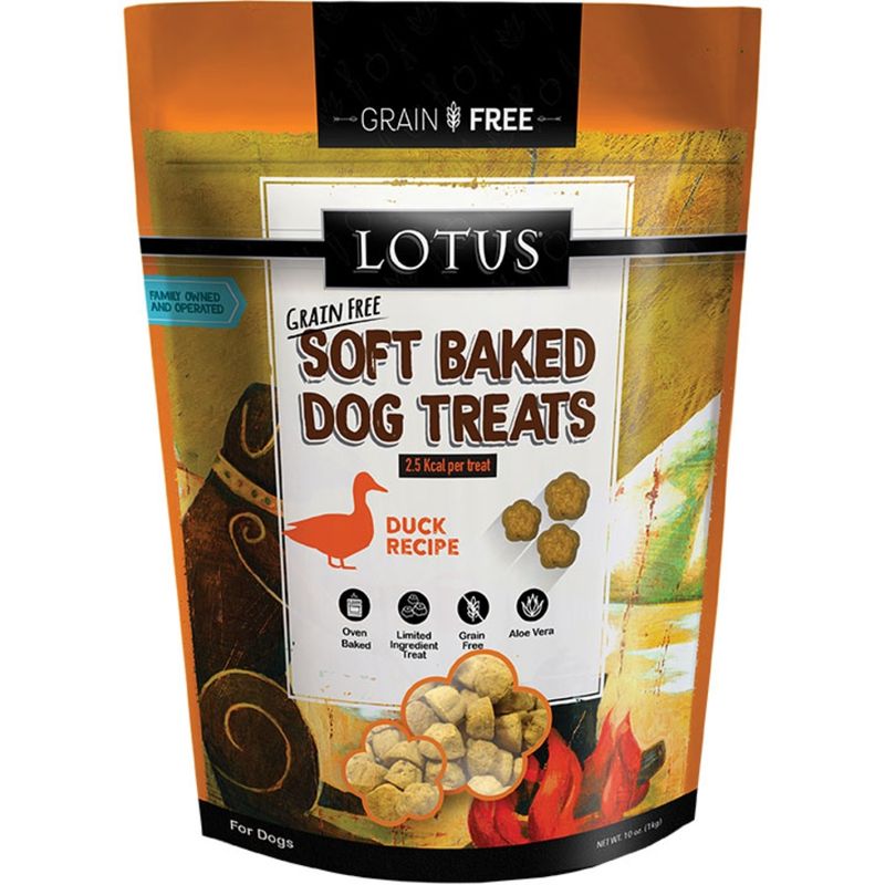 LOTUS DOG SOFT BAKED GF DUCK 10OZ