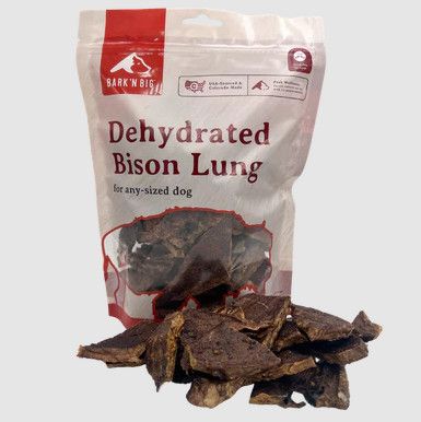 Bark ‘n Big Dehydrated Bison Lungs 5oz
