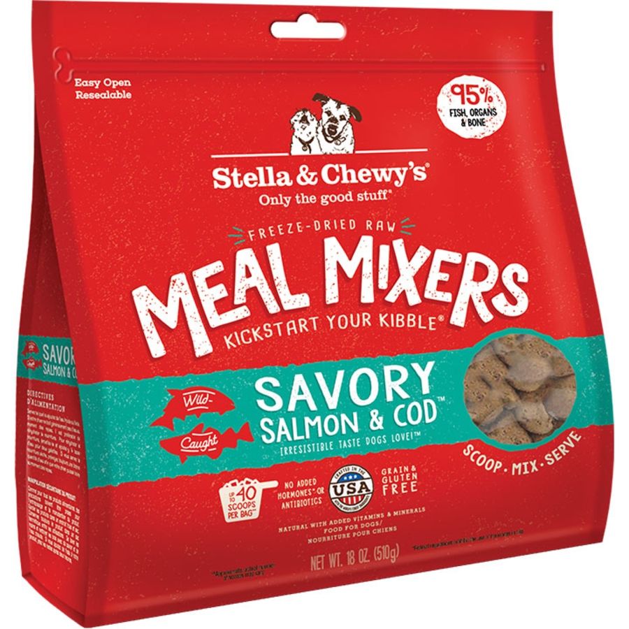 S&amp;C Dog FD Salmon &amp; Cod, Size: Meal Mixer 3.5oz