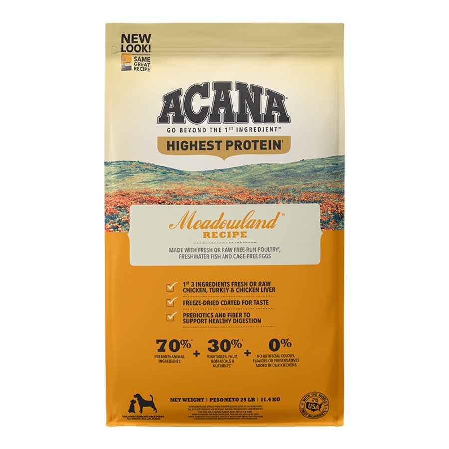 Acana D Meadowland, Size: 25lb