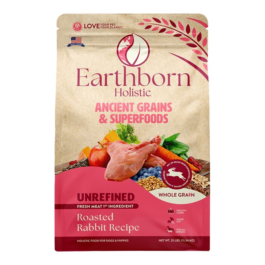 Earthborn Unrefined Rabbit, Size: 25lb