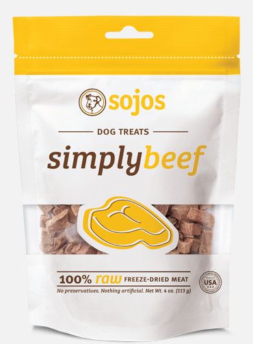 Sojo Simply Beef Dog Treats 4oz
