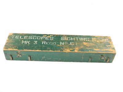 WW2 Commonwealth Telescope Sighting No9 B Mk3 Storage Crate
