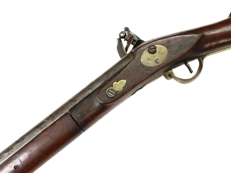 Antique US New England Militia Flintlock Musket #LT.A1006