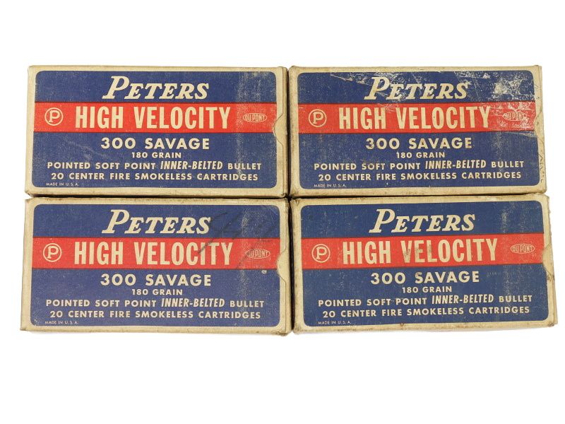 300 Savage Ammunition Lot 4 Bx #6613