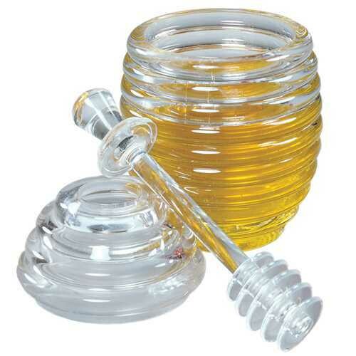 Acrylic Honey Pot with Dipper