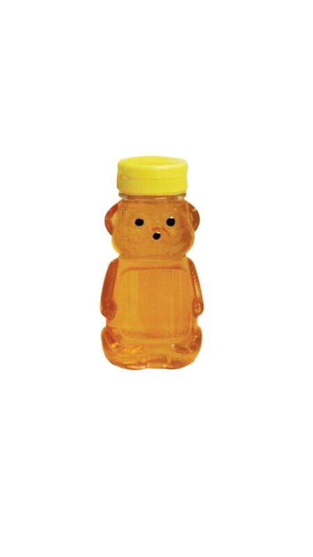 Honey Bears w Lids 2 oz, 8 oz, 12 oz
qty 6
