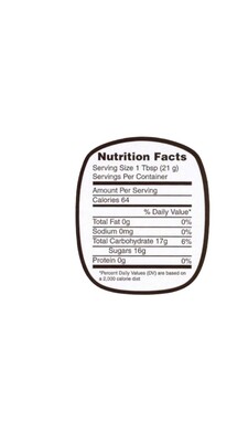 Nutritional Honey Labels
