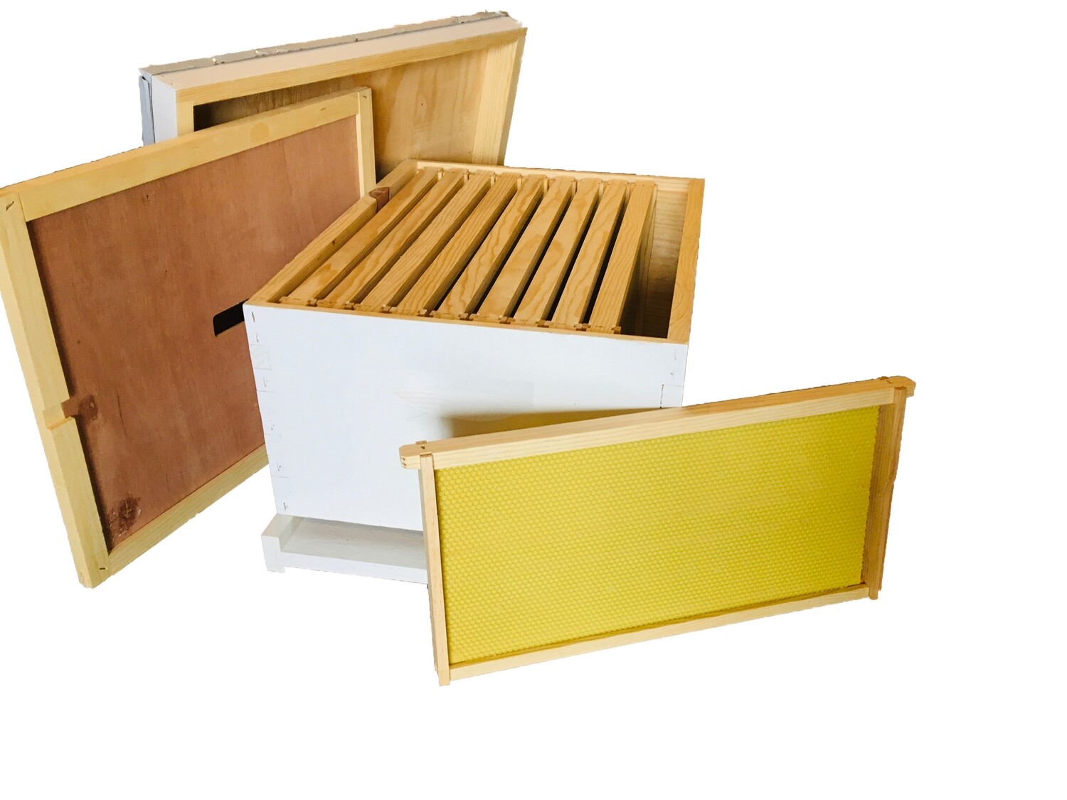 Painted Hive Kit w Inner Cover & Frames