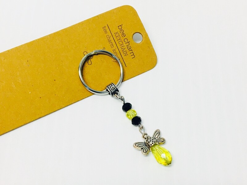 Friend Bee Charm Keychain