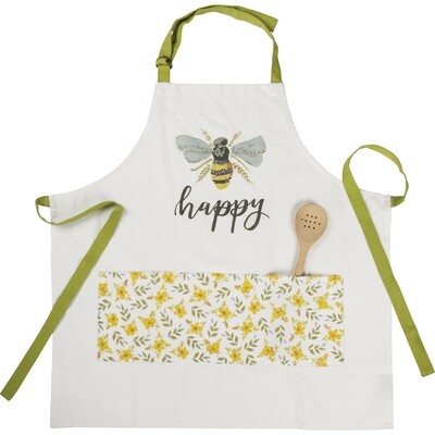 Bee happy Kitchen Apron