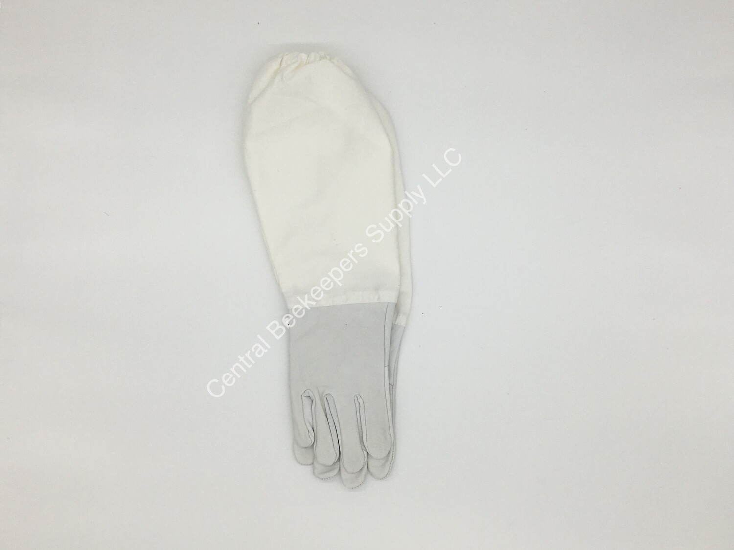 Cowhide Protective Beekeeping Gloves with Canvas Sleeves