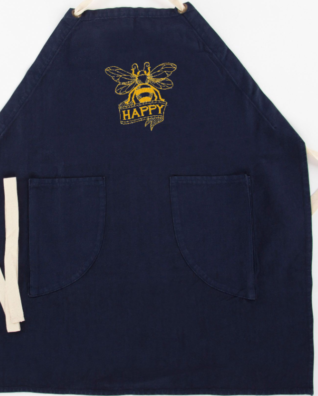 Bee Happy Boardwalk Canvas Apron