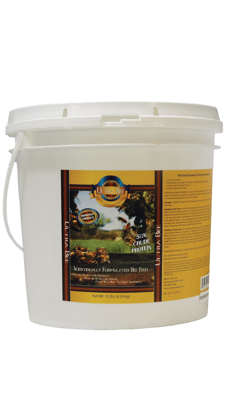Ultra Bee Dry Pollen Substitute 10 Pounds