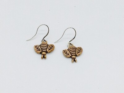 Whippoorwill Mtn Honey Bee Silver Earrings